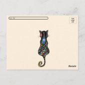 Postcrossing - Cat Pic - Sundrop and Teddy Bear ポストカード (裏面)