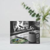 Postcrossing Coffee – ポストカード (スタンド正面)