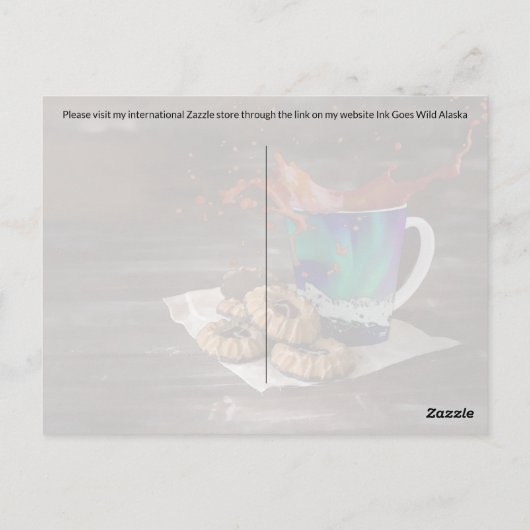 Postcrossing Coffee – ポストカード (裏面)