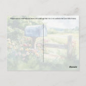 Postcrossing Countryメールボックス – はがき (裏面)