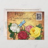 Postcrossing Dragonfly – はがき (正面/裏面)