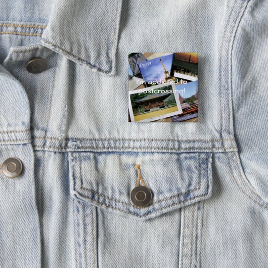 Postcrossing fan badge 缶バッジ (インサイチュ)