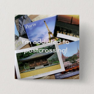 Postcrossing fan badge 缶バッジ