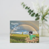 Postcrossing - Foxi Moxi Cat's St. Patrick's Day ポストカード (スタンド正面)