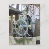 Postcrossing - Ghost Pirate Halloween Postcard シーズンポストカード (正面)