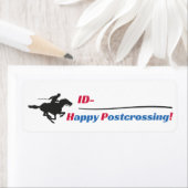 Postcrossing IDラベル – Courier ラベル (インサイチュ)