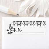 Postcrossing ID Label USA ラベル (インサイチュ)