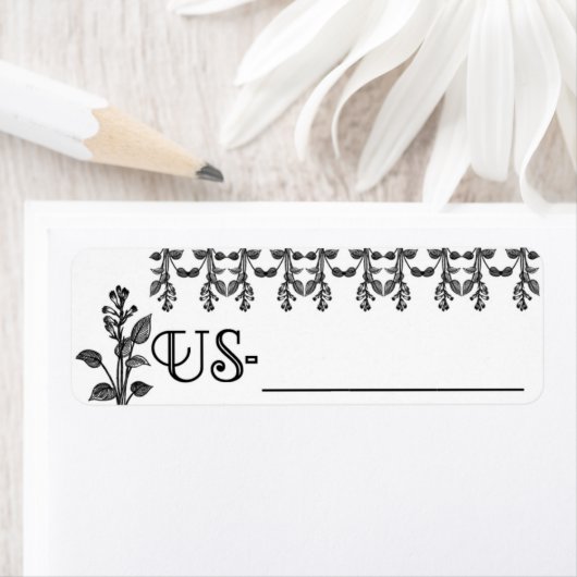 Postcrossing ID Label USA ラベル (インサイチュ)