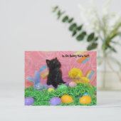 Postcrossing - Iz Da Easter Bunnyはまだか？イースター シーズンポストカード (スタンド正面)