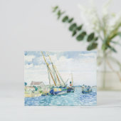 Postcrossing Marine Scene Water Color 絵画's ポストカード (スタンド正面)