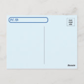 Postcrossing Marine Scene Water Color 絵画's ポストカード (裏面)