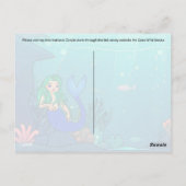 Postcrossing Mermaid – はがき (裏面)