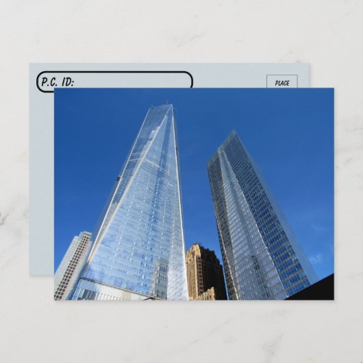 Postcrossing - New York Skyline ポストカード (正面/裏面)