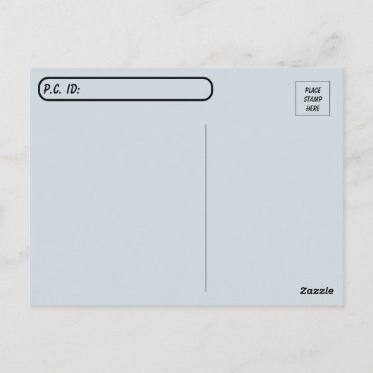 Postcrossing - New York Skyline ポストカード (裏面)