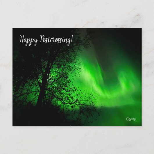 Postcrossing Northern Lights 2 – はがき (正面)
