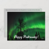 Postcrossing Northern Lights 4 – はがき (正面/裏面)