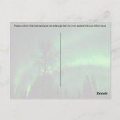 Postcrossing Northern Lights 4 – はがき (裏面)