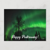 Postcrossing Northern Lights 4 – はがき (正面)