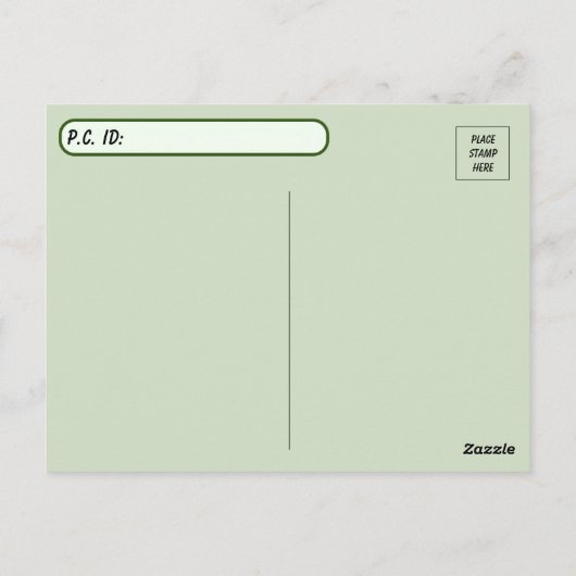 Postcrossing Quaint Florida Forest Scene ポストカード (裏面)