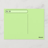 Postcrossing Queen Butterfly & ID Box付き(昆虫)オオカバマダラ ポストカード (裏面)