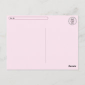 Postcrossing Some Bunny Love Me - Catポストカード ポストカード (裏面)