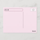 Postcrossing Some Bunny Love Me - Catポストカード ポストカード (裏面)