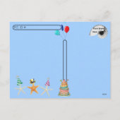 Postcrossing - Starfish on theビーチはがき シーズンポストカード (裏面)