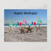 Postcrossing - Starfish on theビーチはがき シーズンポストカード (正面)
