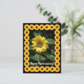 Postcrossing Sunflower – はがき (スタンド正面)
