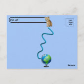 Postcrossing - Taz and Winter Surprise Cat ポストカード (裏面)