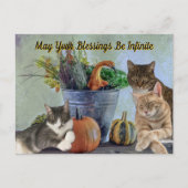 Postcrossing Tito Taz & Annie's 2025 Thanksgiving シーズンポストカード (正面)
