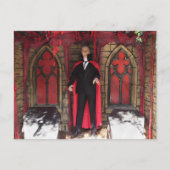 Postcrossing - Vampire Monster / Halloween ポストカード (正面)