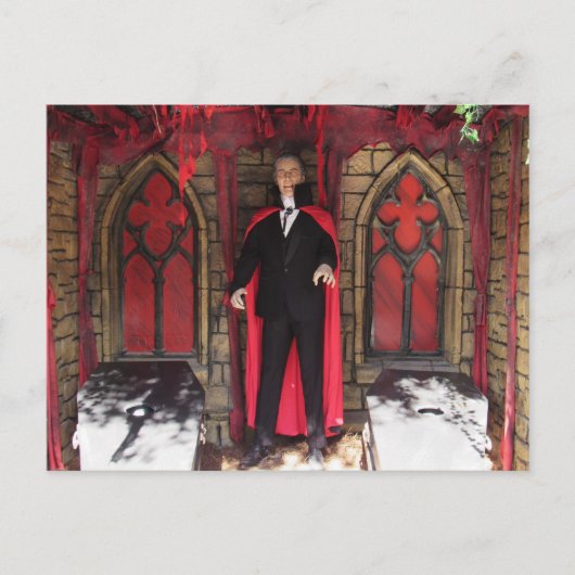 Postcrossing - Vampire Monster / Halloween ポストカード (正面)