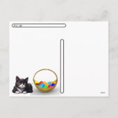 Postcrossing - Versace's Easter Wishes Cat /子猫 シーズンポストカード (裏面)