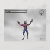 Postcrossing - Werolf / Wolf Manポストカード ポストカード (裏面)