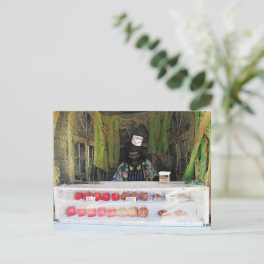 Postcrossing - Werolf / Wolfman Salesman ポストカード (スタンド正面)