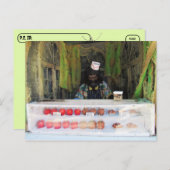 Postcrossing - Werolf / Wolfman Salesman ポストカード (正面/裏面)