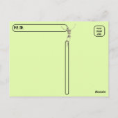 Postcrossing - Werolf / Wolfman Salesman ポストカード (裏面)