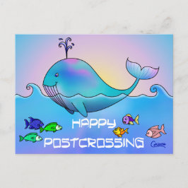Postcrossing Whale – はがき