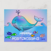 Postcrossing Whale – はがき (正面)