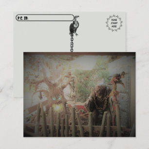 Postcrossing - Witch不気味 Halloweenハガキ ポストカード