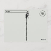 Postcrossing - Witch不気味 Halloweenハガキ ポストカード (裏面)