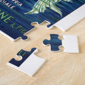 Posteを広告しているスポンジを持つ1920年のイタリアンな人魚 ジグソーパズル (側面)