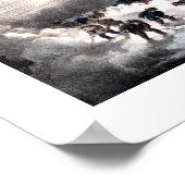 POSTER – アメリカ鉄道シーン：雪 ポスター (角)