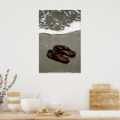 POSTER-ビーチサンダル- NC - P... ポスター (キッチン)