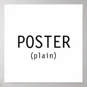 POSTER （プレーン） ポスター (正面)