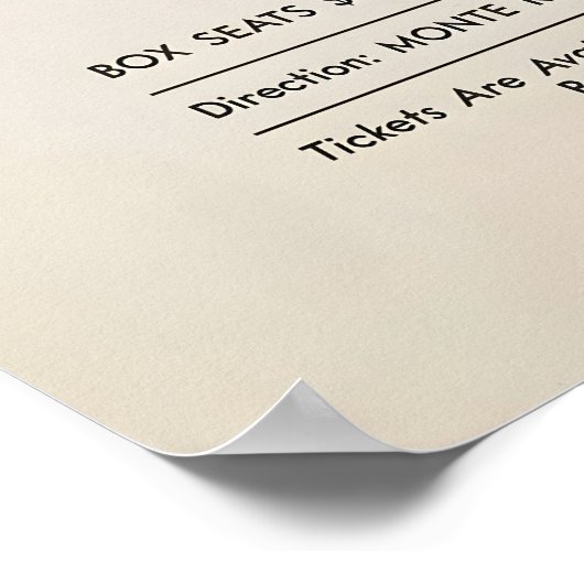 Poster ポスター (角)