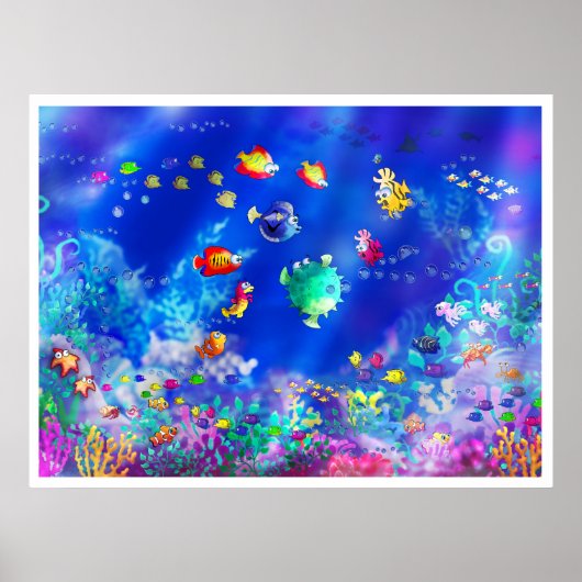 poster_海洋生物 ポスター (正面)