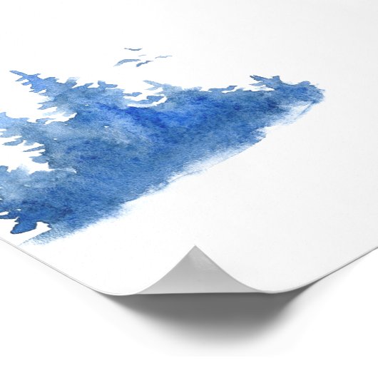 Poster (10,2 x 15,2cm) - Winter Scene ポスター (角)