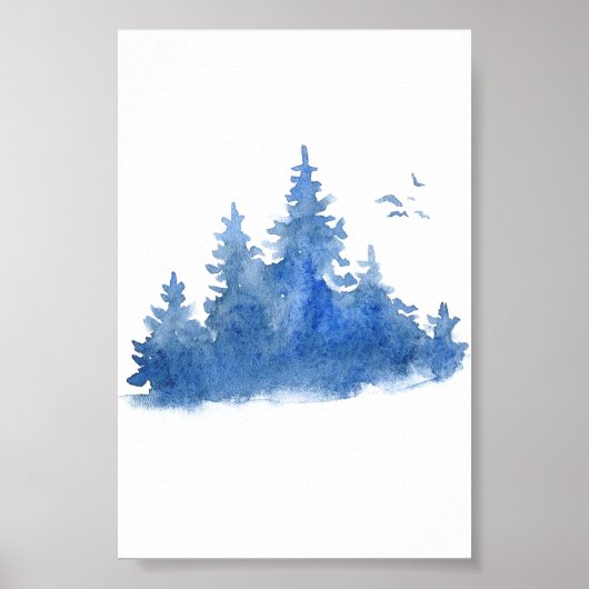 Poster (10,2 x 15,2cm) - Winter Scene ポスター (正面)